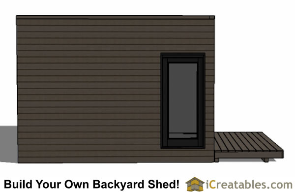 foundations wood skid and concrete slab wood siding siding is shown as 