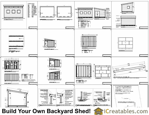 10X14 Shed Plans