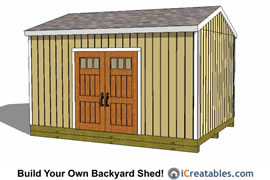 12x16 Shed Plans - Professional Shed Designs - Easy Instructions