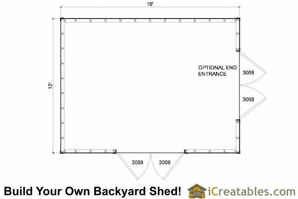 12x16 Lean To Shed Plans | 12x16 Storage Shed Plans