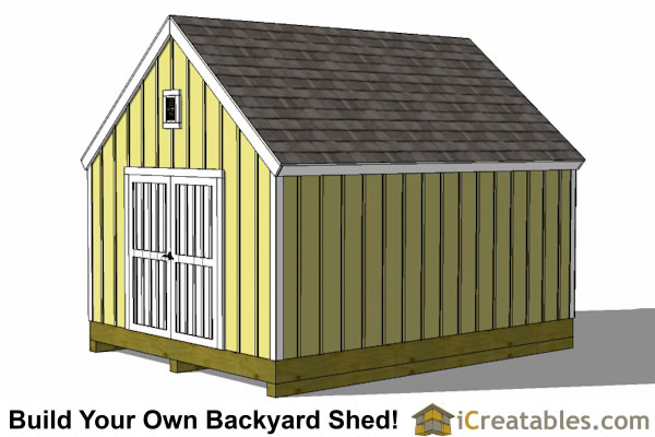 12x18 Cape Cod Style Shed Plans 12x18 Garden Shed