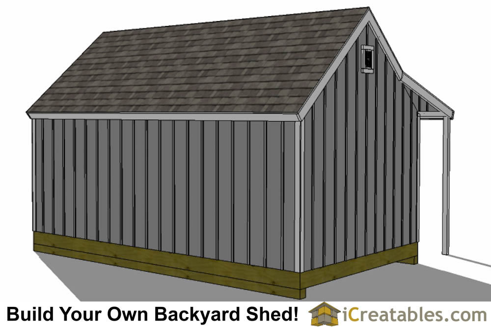 12x20 Cape Cod Shed With Porch Plans | icreatables