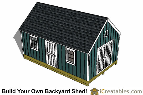 12X20 Shed Plans