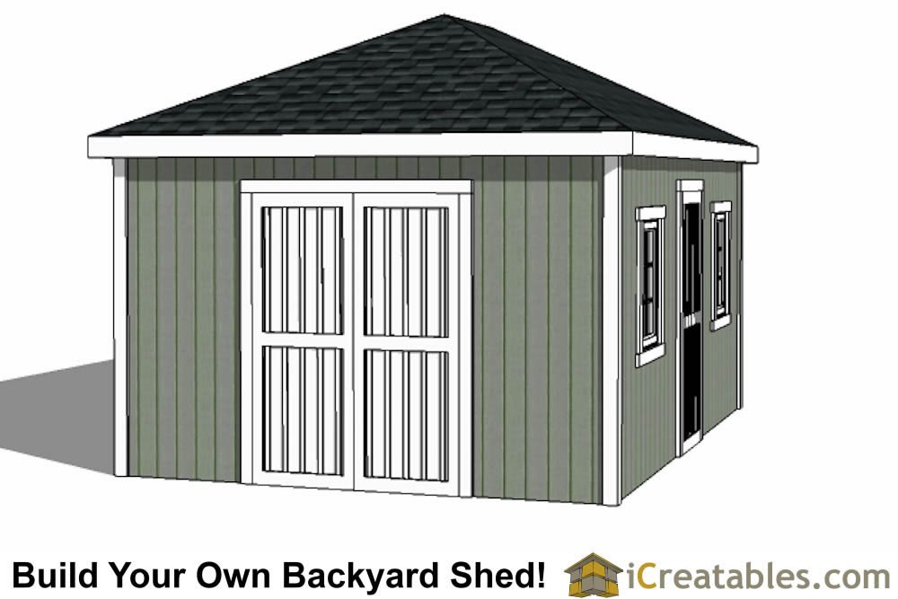 gambrel roof shed vs. gable roof shed - which design is