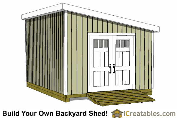 12x20 Lean To Shed Plans | Build a Large Lean To Shed