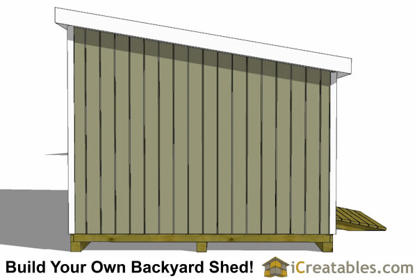 12x20 Lean To Shed Plans | Build a Large Lean To Shed