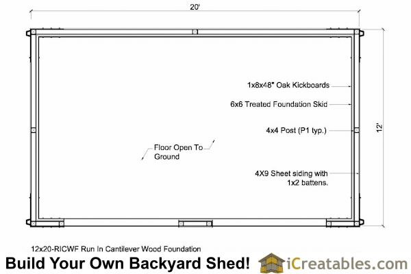 Shed Floor Plans