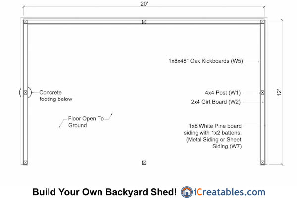 Home Depot 12X20 Shed Plans