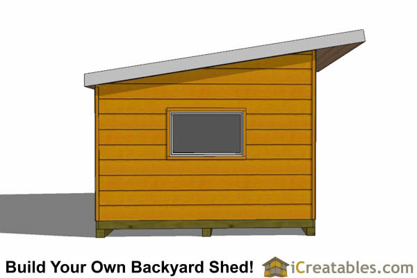 12x20 modern studio shed plans center doors