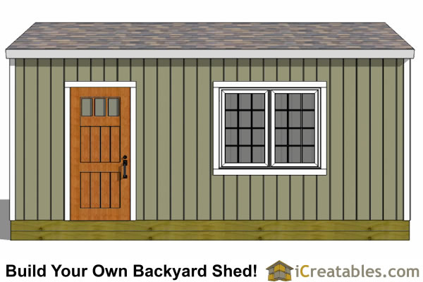 12x20 Shed Plans | 12x20 Storage Shed Plans| icreatables.com