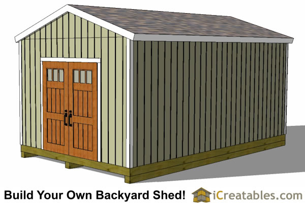 12x20 Shed Plans | 12x20 Storage Shed Plans| icreatables.com