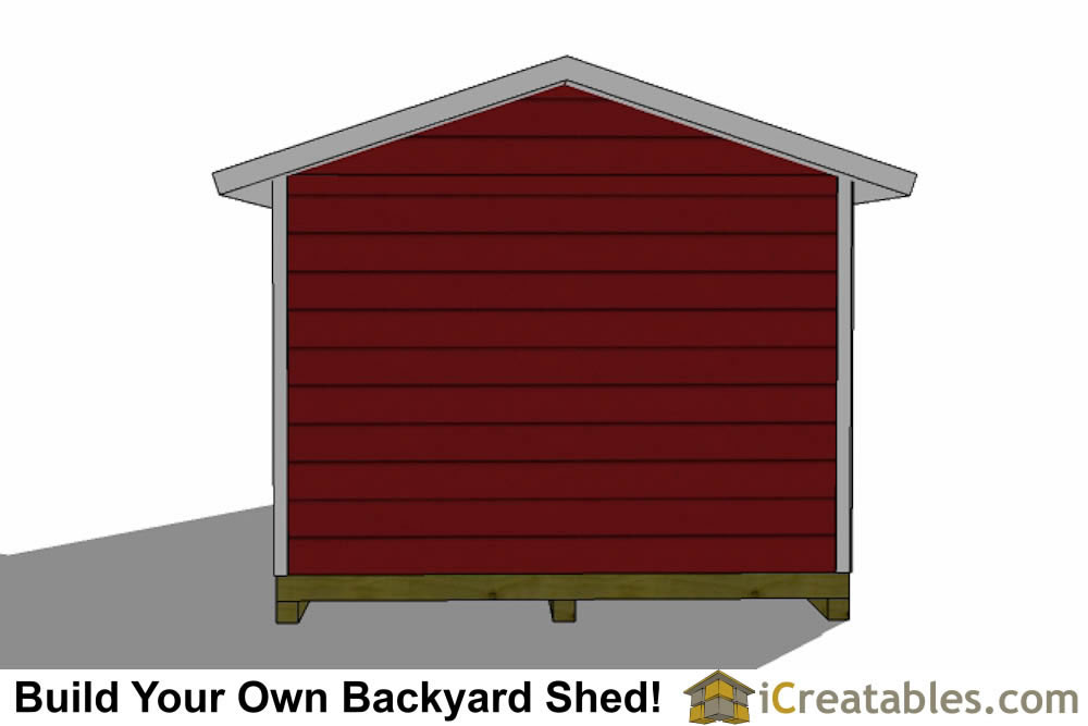 12x24 Backyard Large Shed Plans iCreatables.com