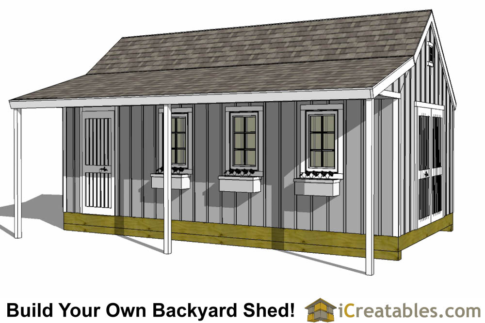 12x24 Shed Plans - Easy To Build Shed Plans and Designs