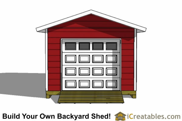 12x24 Garage Shed Plans | iCreatables.com