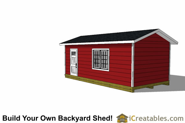 12x24 Garage Shed Plans iCreatables.com