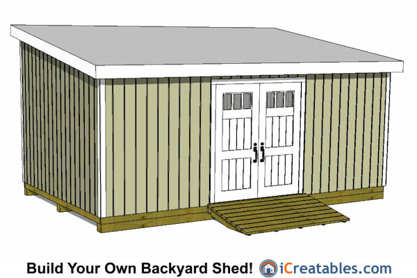 12x24 shed plans - easy to build shed plans and designs