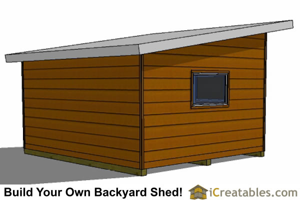 14x16 Modern Studio Shed Plans  iCreatables