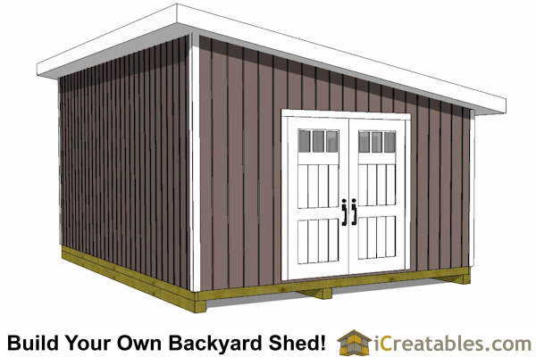 14x20 Lean To Shed Plans | Easy To Build Large Shed Plans