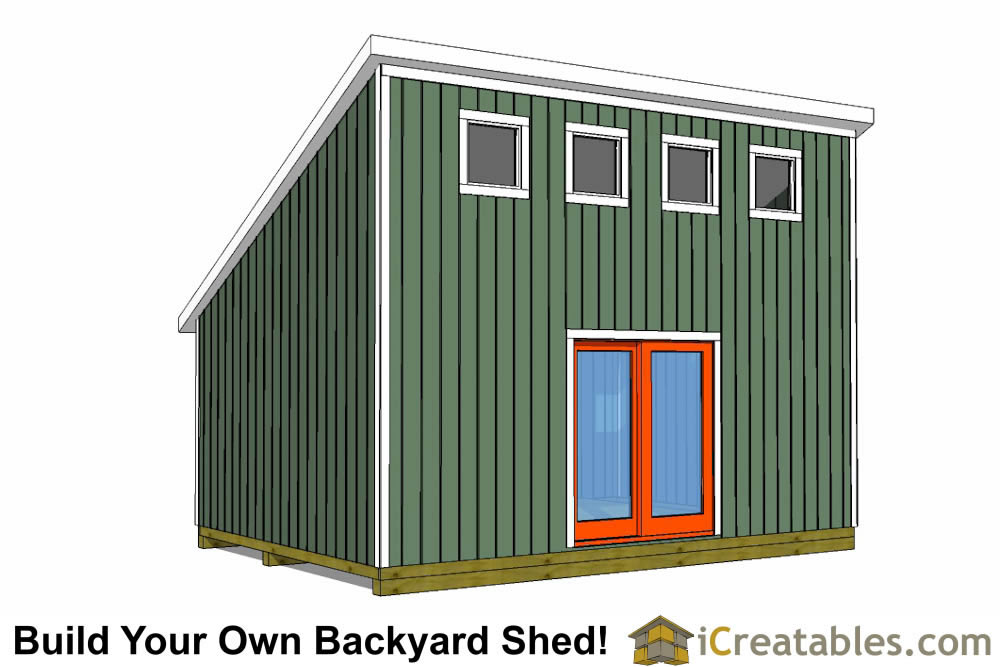 4x8 firewood shed plans