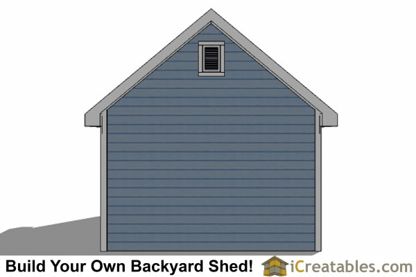 14x20 Traditional Victorian Backyard Shed Plans ...