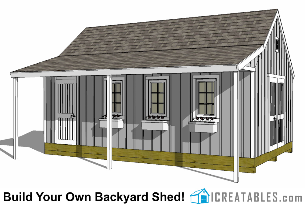 14x24 garden shed plans