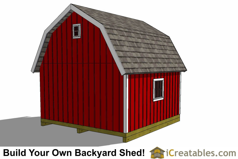 16x16 gambrel shed plans 16x16 barn shed plans