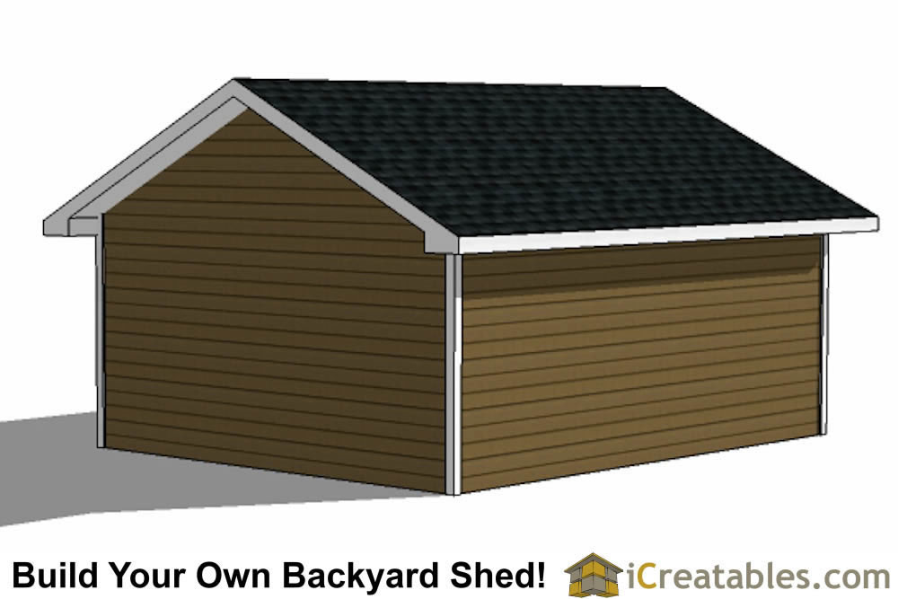 16x20 Garage Shed Plans Build a Shed With a Garage Door