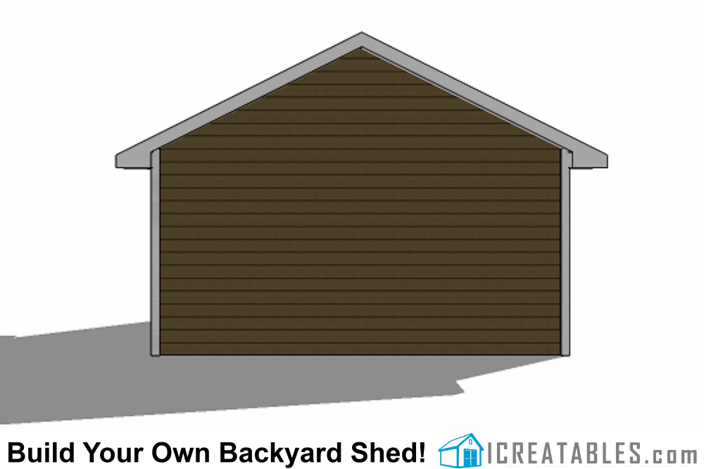 16x20 Garage Shed Plans Build a Shed With a Garage Door