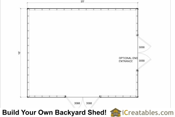 16x20 Lean To Shed Plans | Perfect Way To Build A Large Lean To Shed