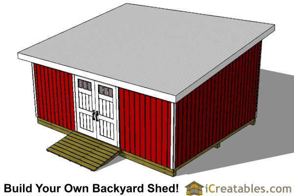 16x20 Lean To Shed Plans Perfect Way To Build A Large ...