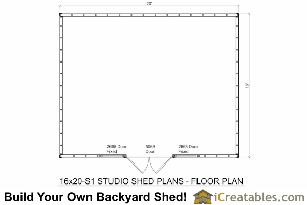 Modern Shed Floor Plans