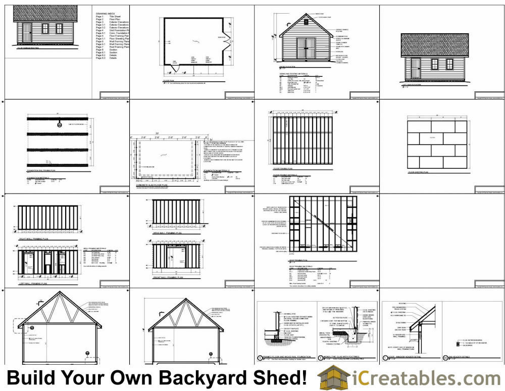 16x20 traditional shed plans build your own large shed