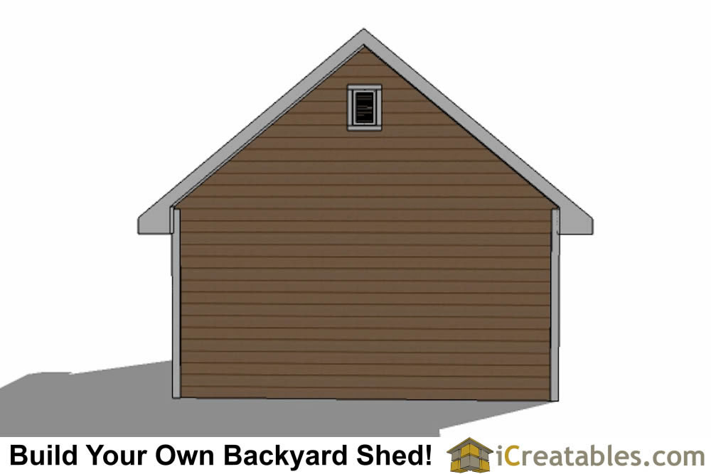 16x20 Traditional Shed Plans | Build Your Own Large Shed