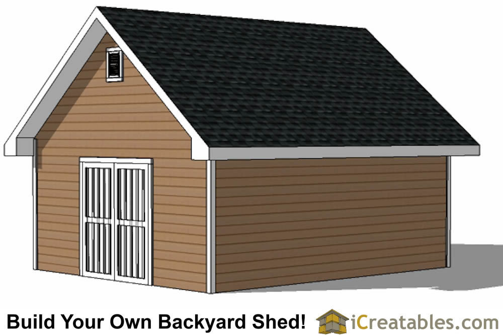 16x20 traditional shed plans  build your own large shed