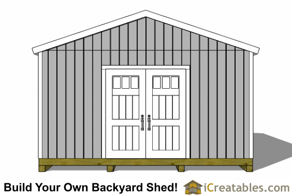 16x24 Shed Plans | Large Shed Plans