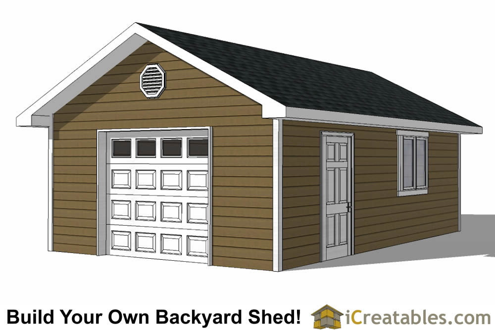 16x24 Garage Shed Plans Build Your Own Large Shed With A 