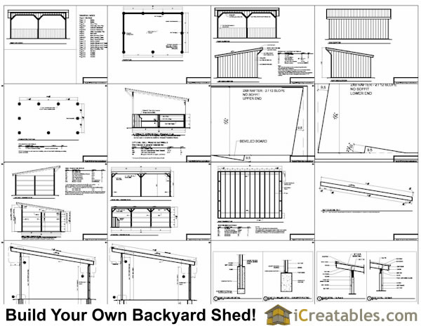 Horse Lean to Shed Plans