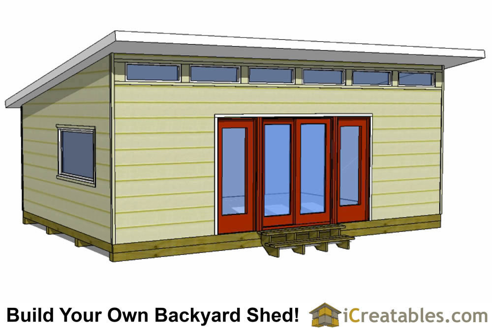 Large Shed Plans - How to Build a Shed - Outdoor Storage 