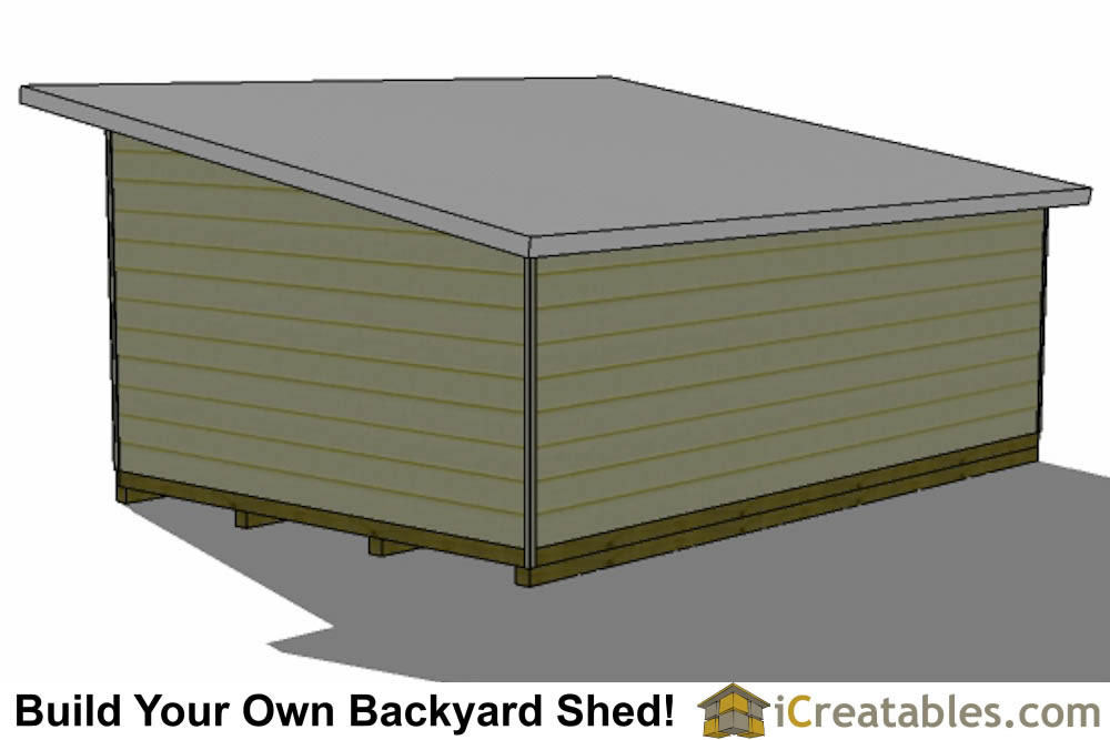 16x24 Studio Shed Plans Large Modern Shed Plans