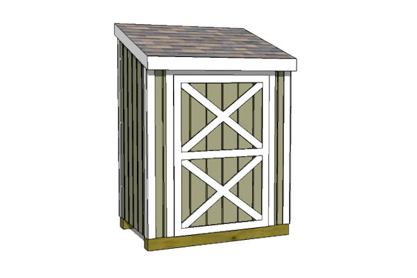 3x6 Lean To Shed Plans | 3x6 Storage Shed Plans