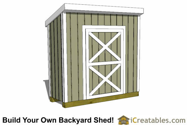 3x8 Lean To Shed Plans | 3x6 Storage Shed Plans