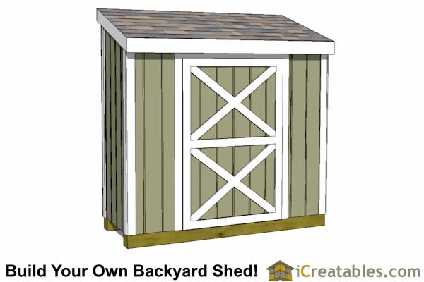 3x6 lean to shed plans