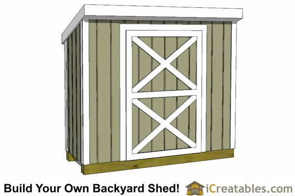 3x6 lean to shed plans