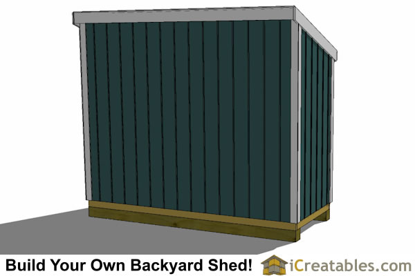 4x10 Lean-to Shed Plans - Outdoor Garden Shed - Small Shed 