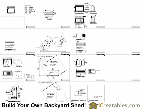 firewood shed plans example