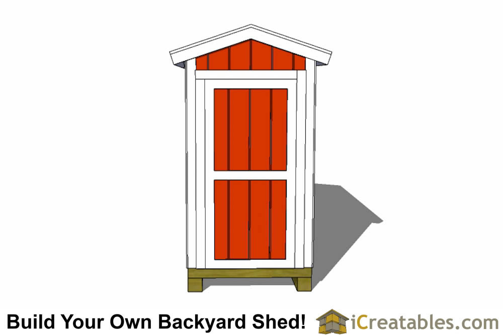 4x12 Backyard Shed Plans iCreatables.com