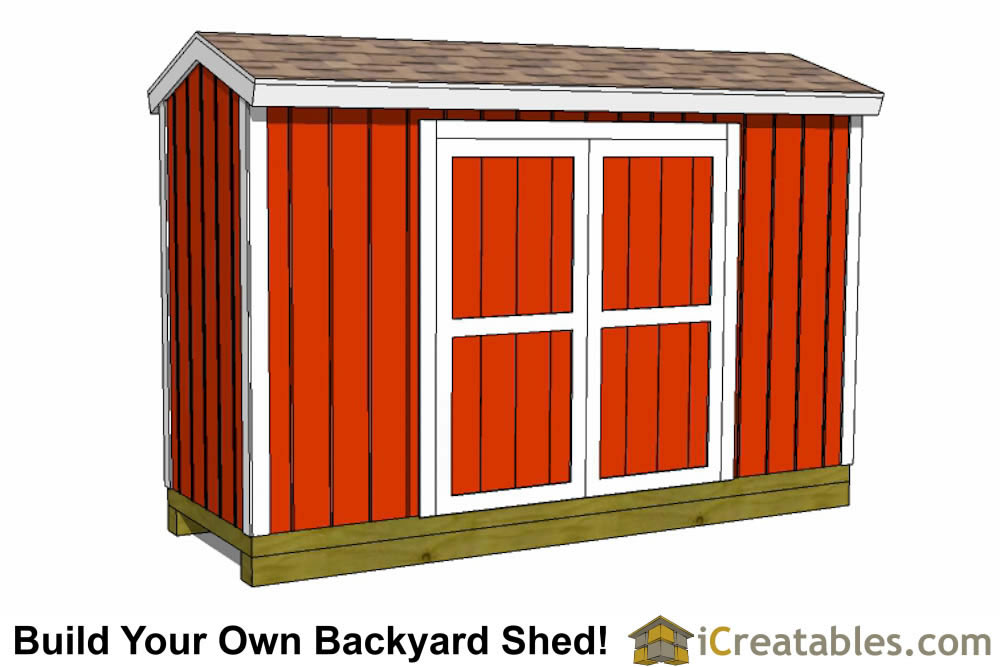 4x8 backyard shed plans