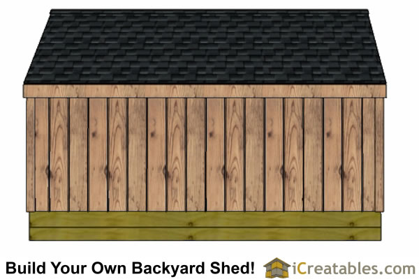 4x12 Firewood Shed Plans - iCreatables.com