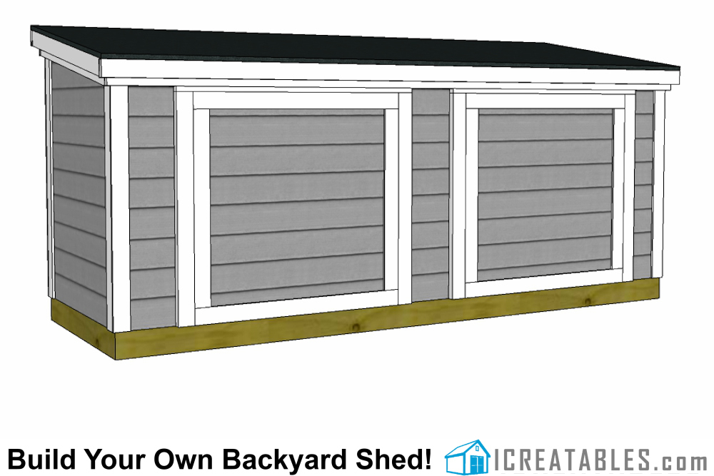 4x12 short shed plans