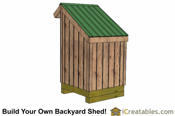 4x8 firewood shed plans clearance